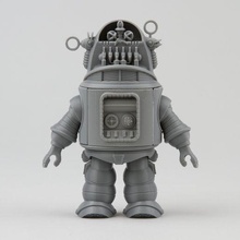 pieghevole robby robot 3d print model - Mito3D