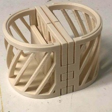 caja plegable casa 3d print model - Mito3D