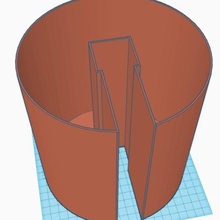 folding arbour base mould cladding sand concrete home garden arbor foot mold weight demountable 3d print model - Mito3D