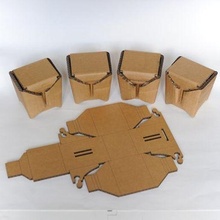 folding box 100mm cardboard holder laser 3d print model - Mito3D