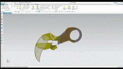 folding karambit Tools collectibles toy knife replica art 3d print model - Mito3D