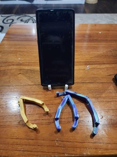 falten Schlüssel Kette Telefon Stand drucken Ort Stehen Kinder Eltern 3d print model - Mito3D