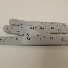 folding measuring stick tool tools 3d print model - Mito3D