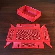 folding mesh basket 3d print model - Mito3D
