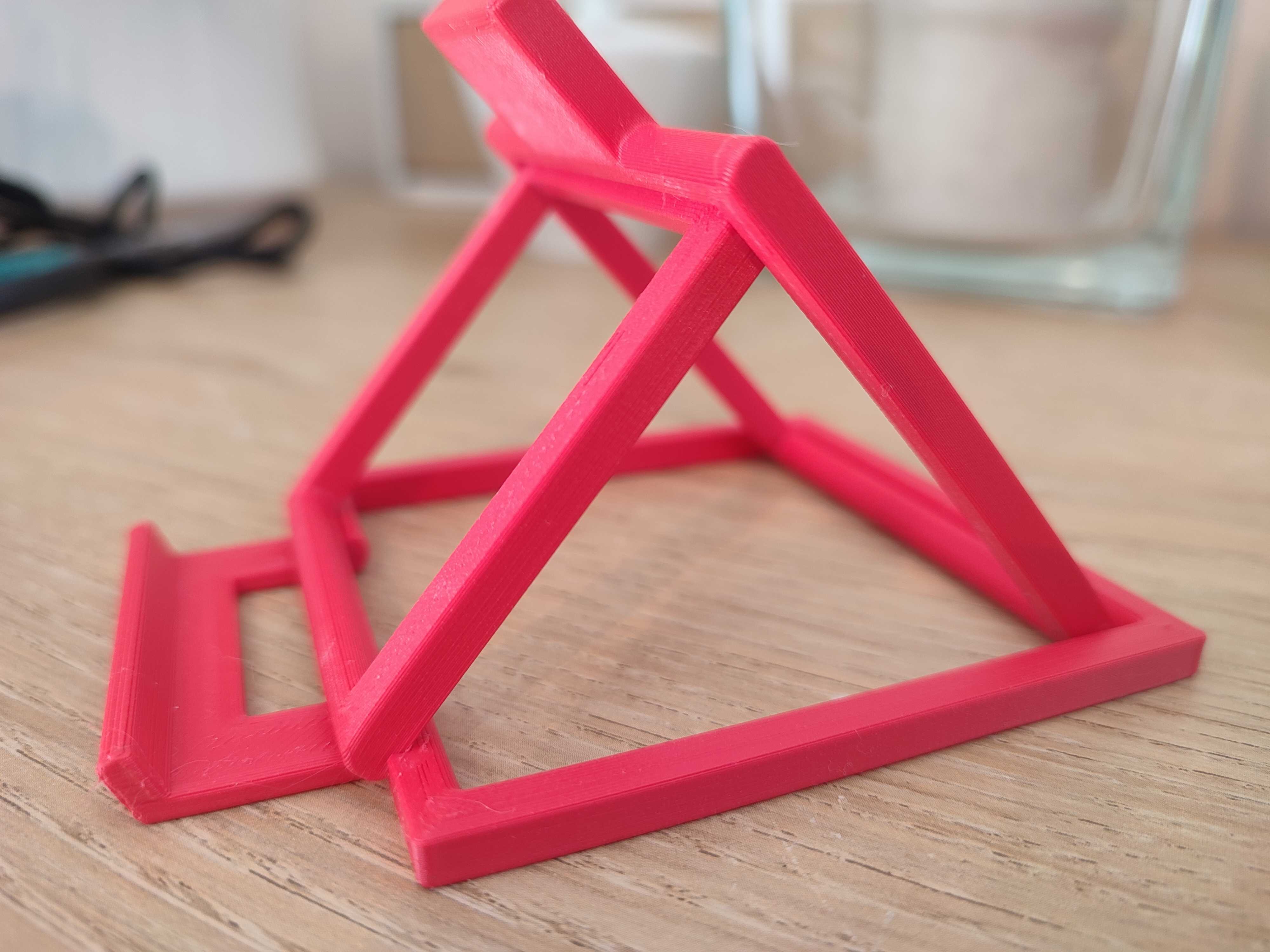 katlama telefon Kulp destek 3D print model - Mito3D