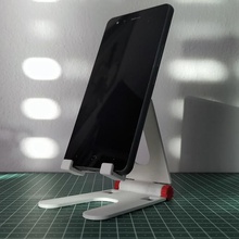 plegable soporte de teléfono gadget para escritorio pie plegado 3d print model - Mito3D