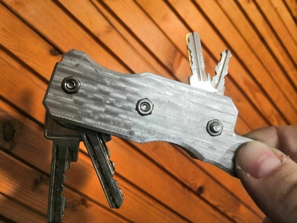 folding pocket key holder fashing cool knife style 3d print model - Mito3D