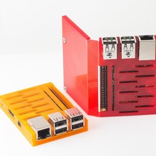 folding raspberry pi case tool electronics b+ 3 2 3d print model - Mito3D