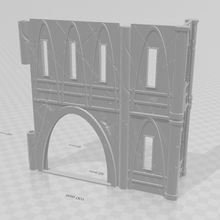 folding ruins wargaming game scenery terrain ruin 40k obscuring ruined building warhammer tabletop 3d print model - Mito3D