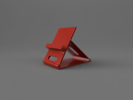 folding telephone stand support phone foldable storage 3d print model - Mito3D