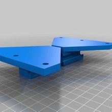 folgertech ft-5 cross brace removal brackets 3d_printer_parts 3d print model - Mito3D