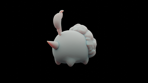 fomu temtem tem tempedia cute creature monster figure figurine toy game model 3d print model - Mito3D