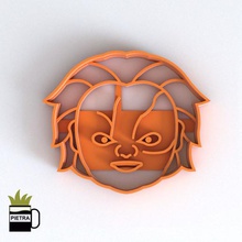 fondant chuky cookie cutter model 3d impression home decoration candy masses breakfasts icons characters cinema terror contour sharp pastry shop cookies gremlin hannibal jason krueger freddy 3d print model - Mito3D