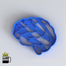 fondan çerez kesici kalıp insan organları 3d izlenim modeli beyin ev porselen kahvaltı anatomi vücut rahim bağırsak mide karaciğer pulmoner kalp kurabiye cortanes 3d print model - Mito3D