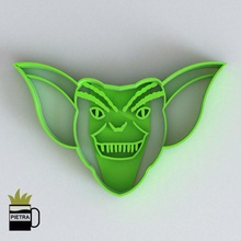 fondant gremlin cookie cutter model 3d impression home decoration candy masses breakfasts icons characters cinema terror contour sharp pastry shop cookies hannibal jason chuky krueger freddy 3d print model - Mito3D