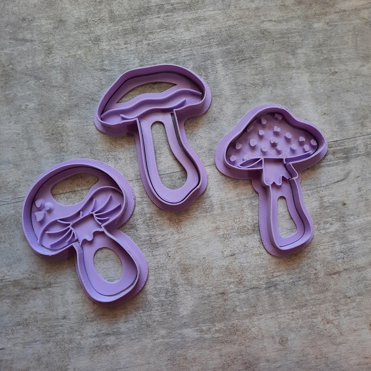 fongus kit clay polimerclay cutters ceramics bijouterie fungus 3D print model - Mito3D