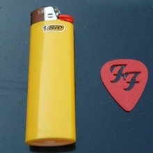 foo savaşçılar logo kesmek gitar toplamak mızrap müzik 3d print model - Mito3D