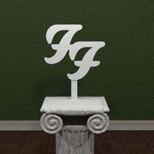 foo fighters logo art signs logos stand songs sign rock music fighter alternative 3dpicks 3d print model - Mito3D
