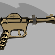 foo luchadores rayo pistola margarita modelo xz 38 desintegrador 3d print model - Mito3D