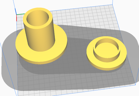 cibo disidratatore bobina titolare supporto filamento 3d print model - Mito3D