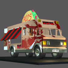 food truck dead pool 3d print model - Mito3D