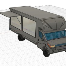 food truck game bus car 3d print model - Mito3D