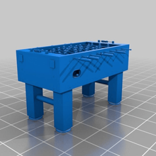 foosball pinball machine 3d_printing 3d print model - Mito3D