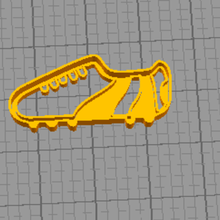 baby foot cookie cutter 3d print model - Mito3D