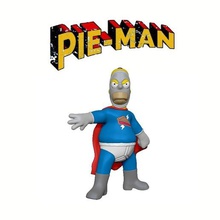 Fuß-Mann homer verschiedene Mann zu Fuß Superheld pie man Kuchen-Mann simpsons - Spielzeug Sammlung simpson 3d print model - Mito3D