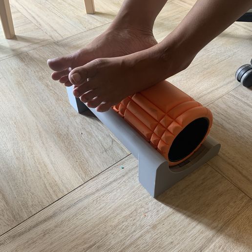 foot rest Unterstützung Büro Fuß 3D print model - Mito3D
