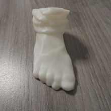 Fuß-scan Kunst Fußball Füße das scanning gescannt wird 3d Modell 3d print model - Mito3D