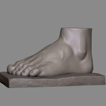 ayak heykel 1 Artchallenge anatomi Sanat referans vücut araç heykeller 3d print model - Mito3D