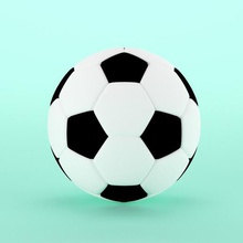 futebol jogo boll equipamento de esporte bolas 3d print model - Mito3D