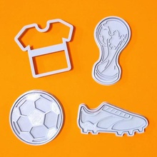 Fussball Ausstecher set 4 Fußball futbol camiseta botin barcelona real madrid cutter cookie galleta galletita cortador cortante 3d print model - Mito3D