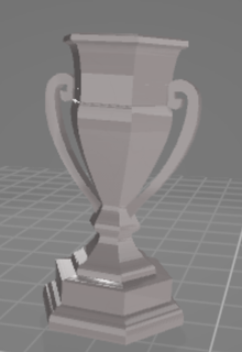football cup fussbal cup  3d print model - Mito3D