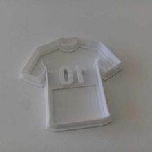 football cutters - soccer home sharp t-shirt 10 cutting ball player booty shirt 3d print model - Mito3D
