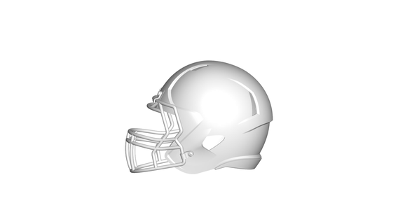 calcio casco 3d print model - Mito3D