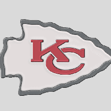 Football Kansas ville chefs logo art 3d print model - Mito3D