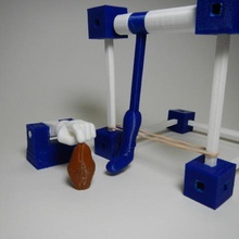 futebol kicker brinquedo jogo 3d print model - Mito3D