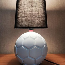 football lamp home soccer light psg om 3d print model - Mito3D
