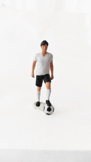 calcio giocatore vari figura gli sport 3d umano miniatura 3d print model - Mito3D