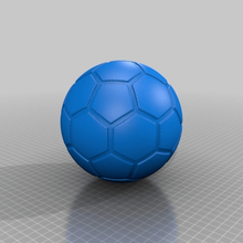 football, ballon de football fussball jeu jouet 3d print model - Mito3D