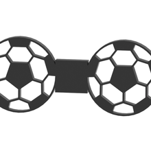 football soccer bow tie fashion style neck ball 3d print model - Mito3D
