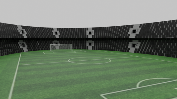 football stadium 3d print model - Mito3D
