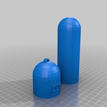 Fußcontainer v01 angepasst Behälter 3d print model - Mito3D