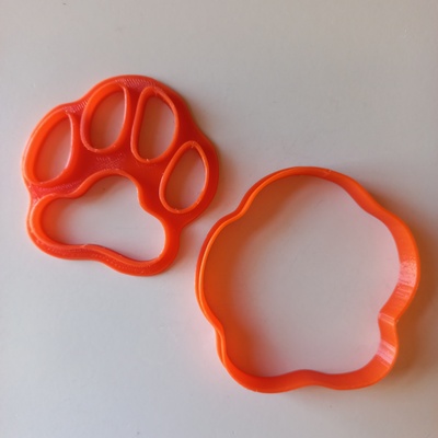footprint - cutting sealing seal cutter stamp cookie 3d print model - Mito3D