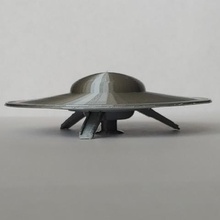 planète interdite vaisseau spatial c57-d art 3d print model - Mito3D