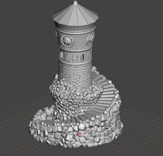 forbiddentower whole Art forbidden tower house 3d print model - Mito3D