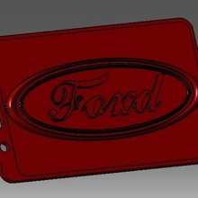ford-3d badge id credit card holder gadget 3d print model - Mito3D