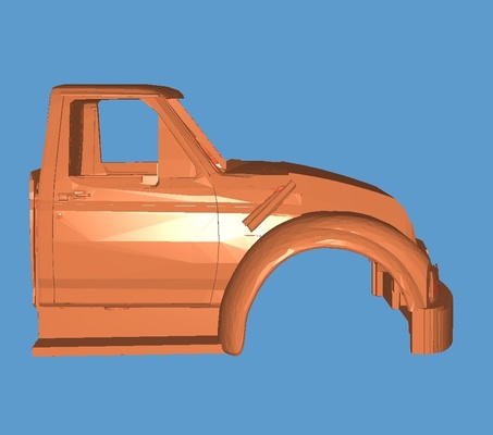 vau 14000hd sul americano caminhão táxi 1 43 arte rodas escala 3d print model - Mito3D